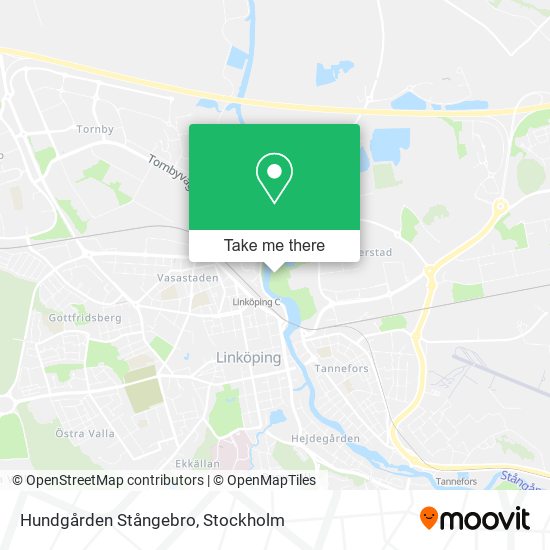Hundgården Stångebro map