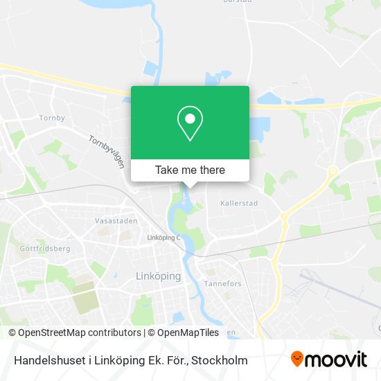 Handelshuset i Linköping Ek. För. map