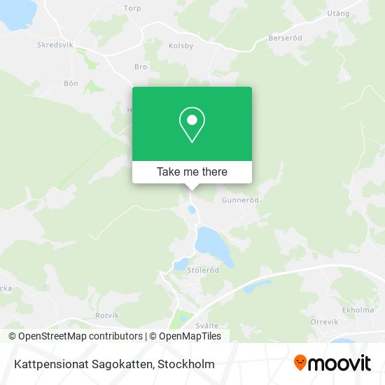 Kattpensionat Sagokatten map
