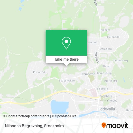 Nilssons Begravning map