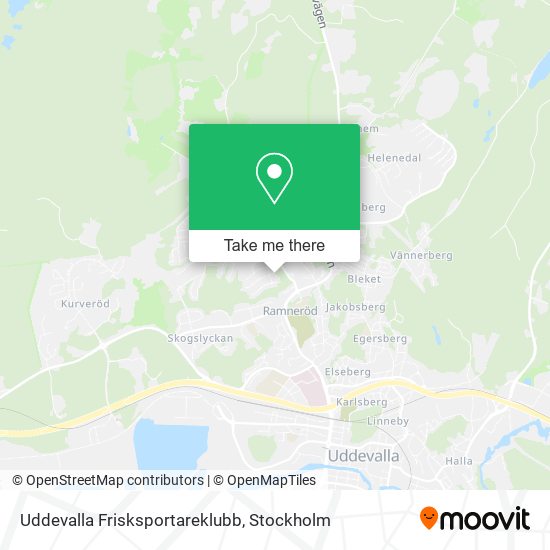 Uddevalla Frisksportareklubb map