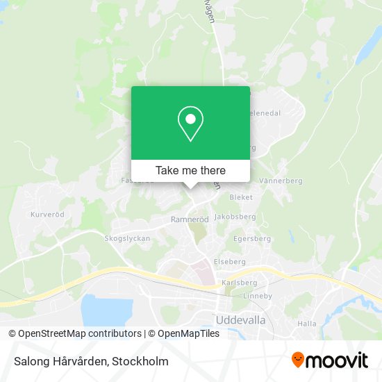 Salong Hårvården map