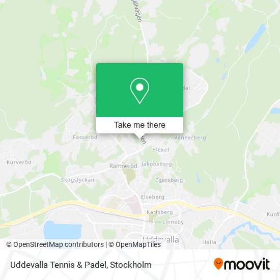 Uddevalla Tennis & Padel map