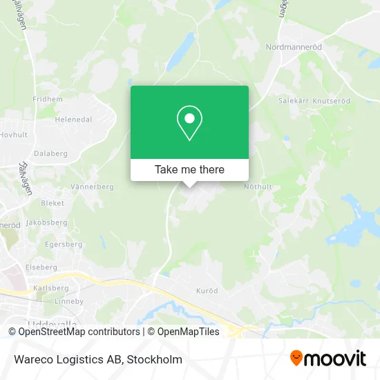 Wareco Logistics AB map