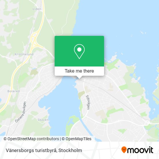 Vänersborgs turistbyrå map