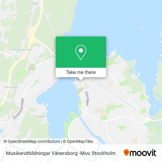 Musikerutbildningar Vänersborg -Muv map
