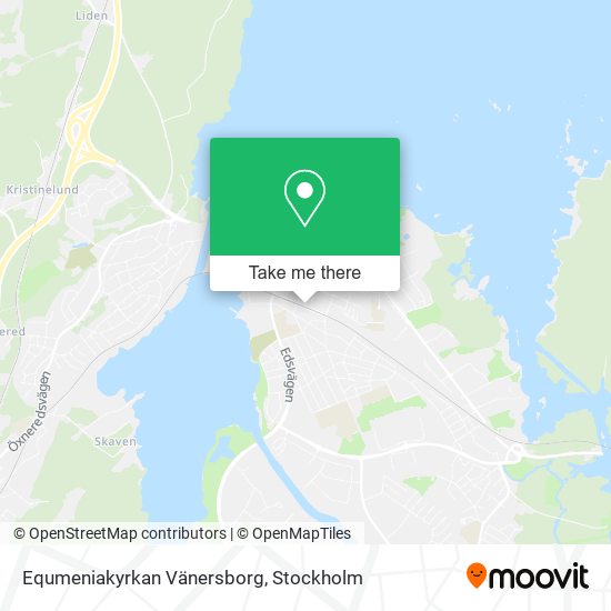 Equmeniakyrkan Vänersborg map