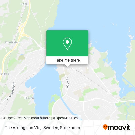 The Arranger in Vbg, Sweden map