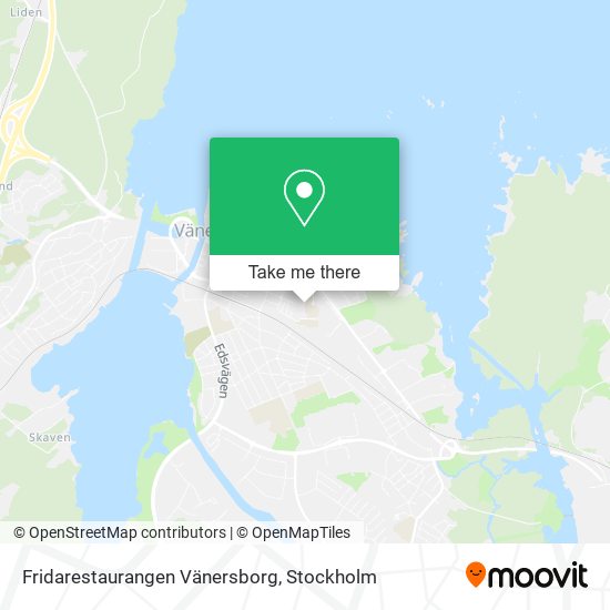 Fridarestaurangen Vänersborg map