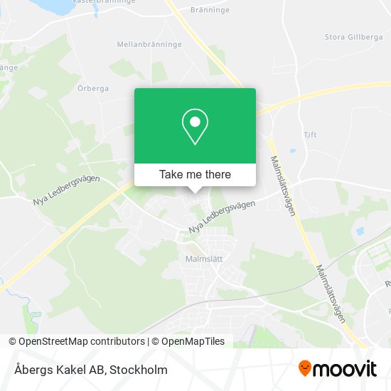 Åbergs Kakel AB map