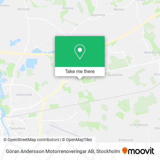 Göran Andersson Motorrenoveringar AB map