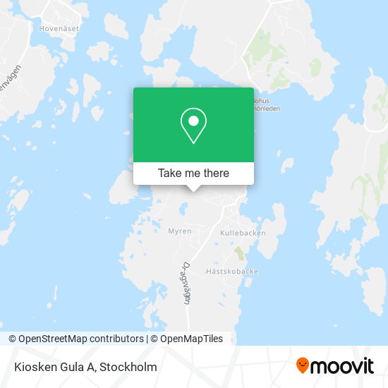 Kiosken Gula A map