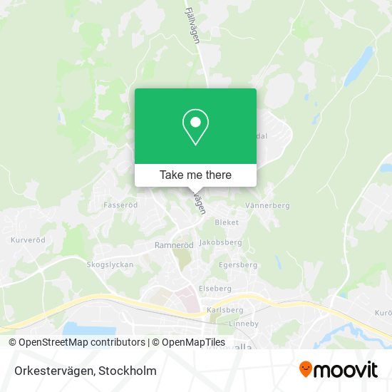 Orkestervägen map