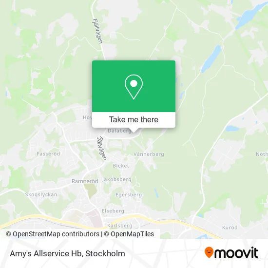 Amy's Allservice Hb map