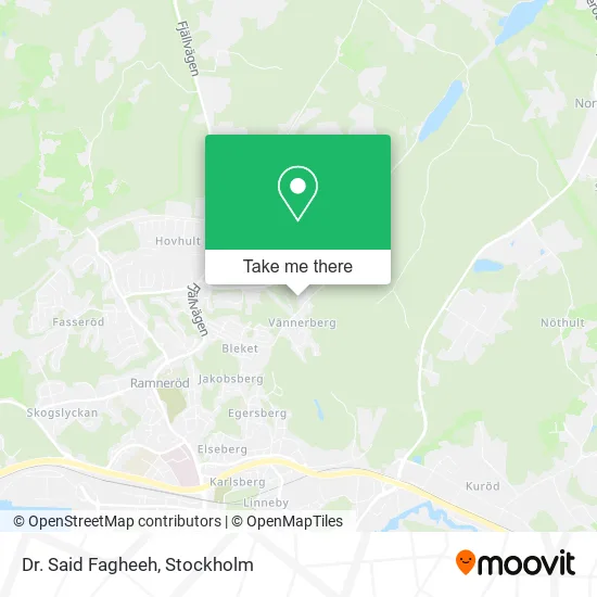 Dr. Said Fagheeh map