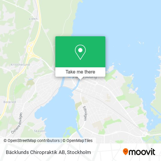 Bäcklunds Chiropraktik AB map