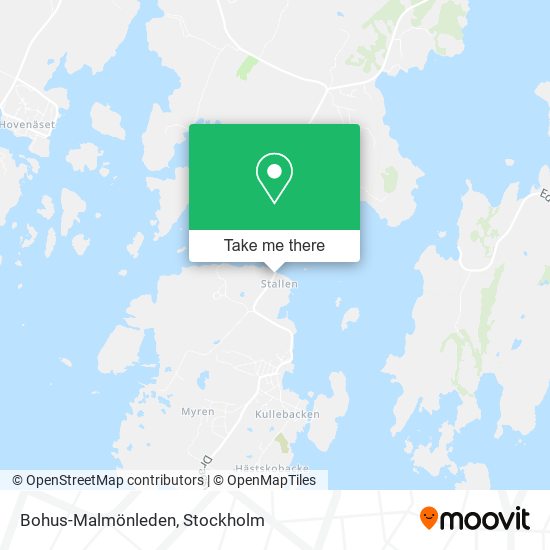 Bohus-Malmönleden map