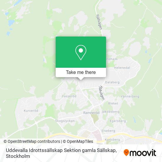 Uddevalla Idrottssällskap Sektion gamla Sällskap map