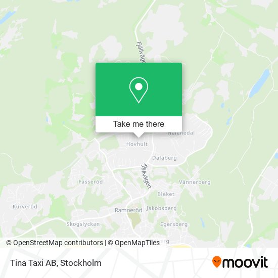 Tina Taxi AB map