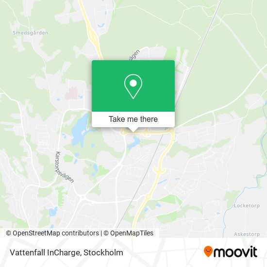 Vattenfall InCharge map