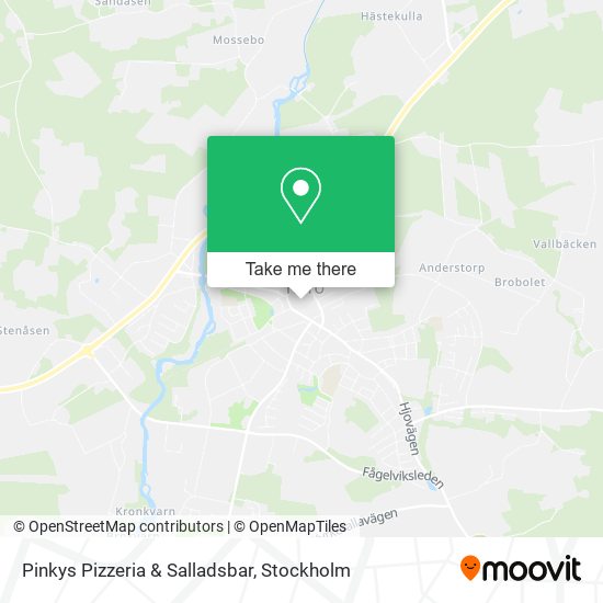 Pinkys Pizzeria & Salladsbar map