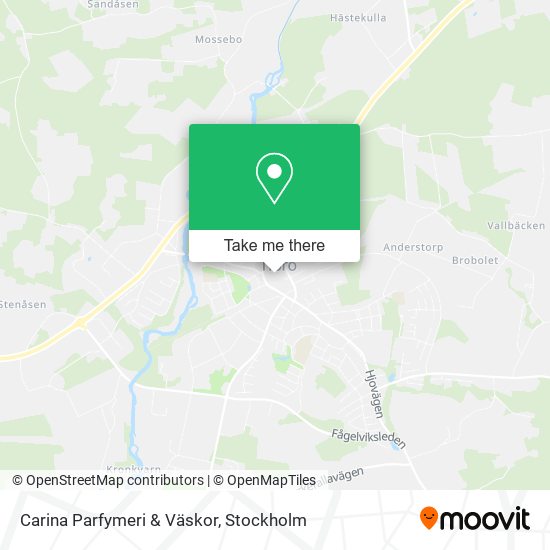 Carina Parfymeri & Väskor map