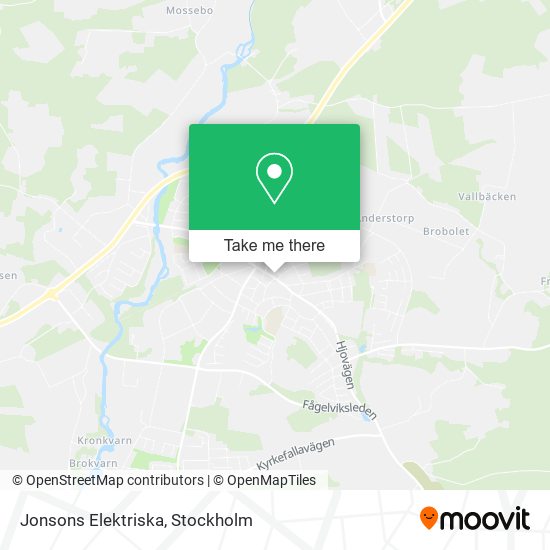 Jonsons Elektriska map