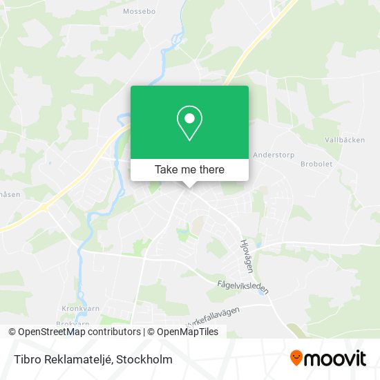 Tibro Reklamateljé map