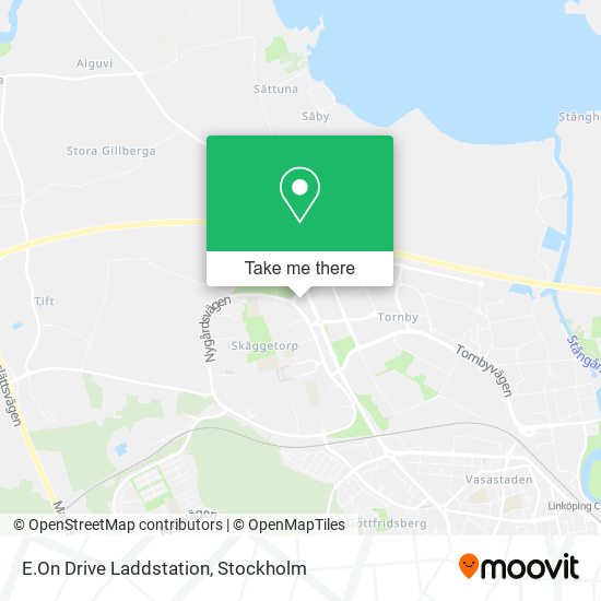 E.On Drive Laddstation map