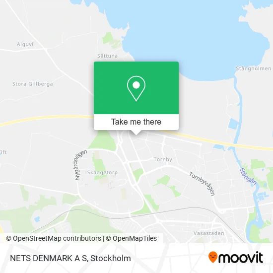 NETS DENMARK A S map