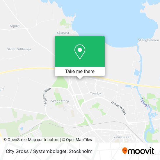 City Gross / Systembolaget map