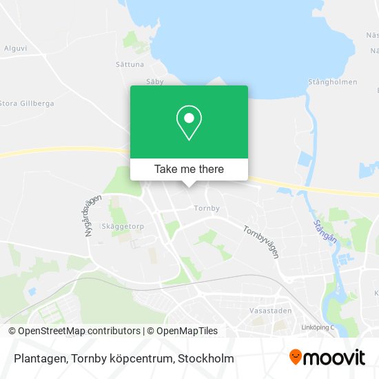 Plantagen, Tornby köpcentrum map