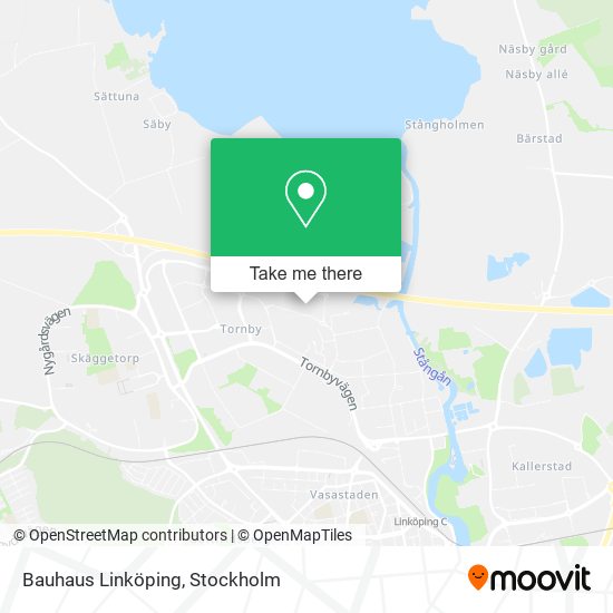 Bauhaus Linköping map