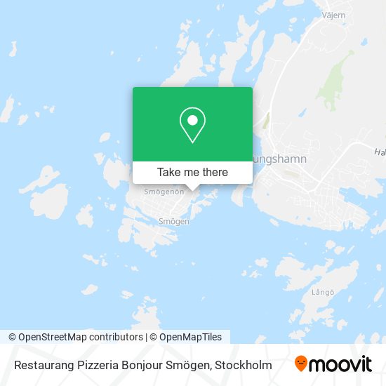 Restaurang Pizzeria Bonjour Smögen map