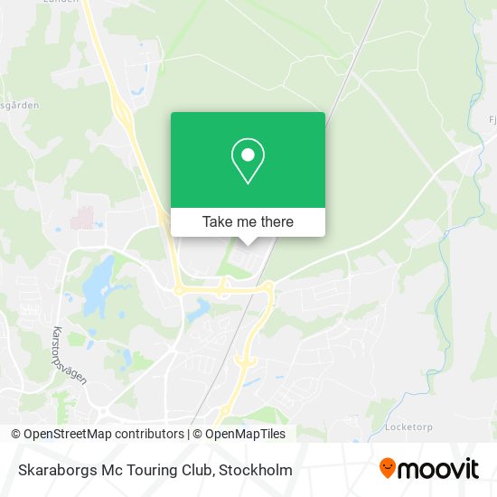 Skaraborgs Mc Touring Club map