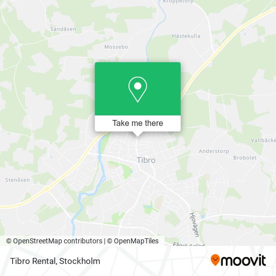 Tibro Rental map