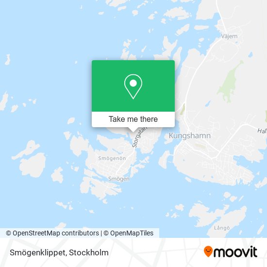 Smögenklippet map