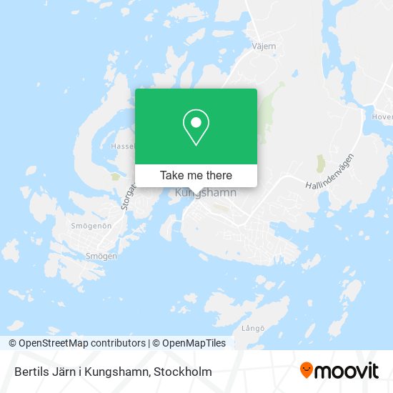 Bertils Järn i Kungshamn map