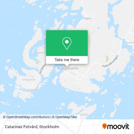Catarinas Fotvård map