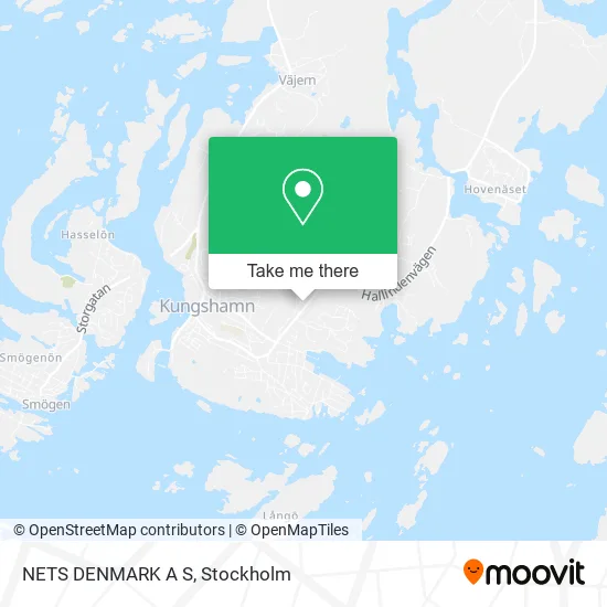 NETS DENMARK A S map