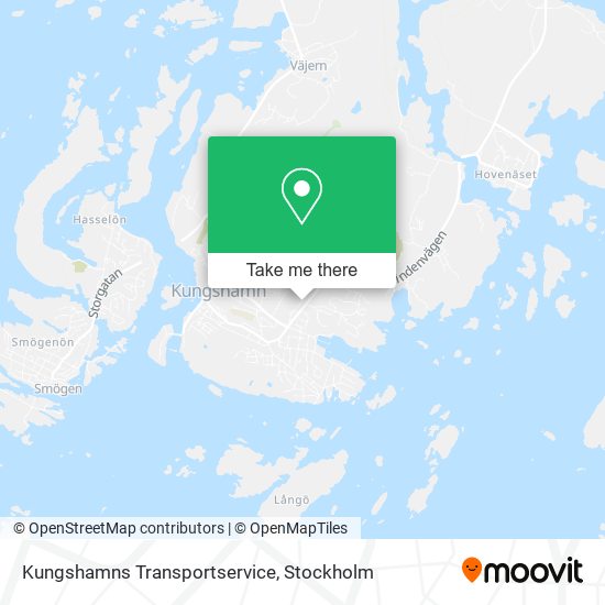 Kungshamns Transportservice map