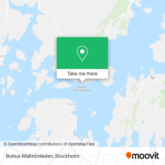 Bohus-Malmönleden map