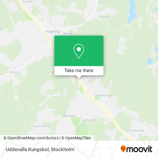 Uddevalla Kungsbol map