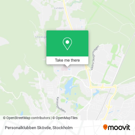 Personalklubben Skövde map