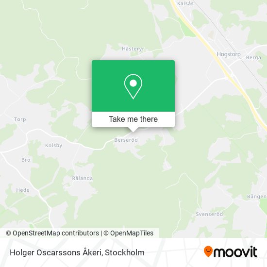 Holger Oscarssons Åkeri map