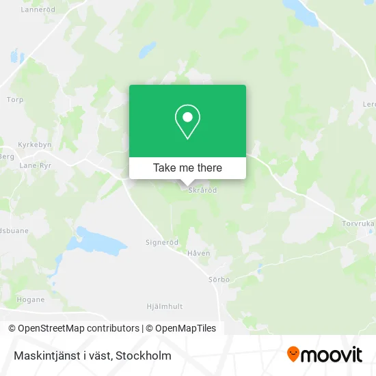 Maskintjänst i väst map