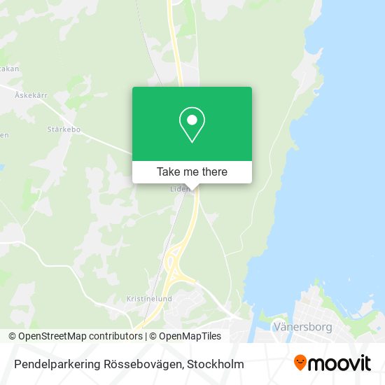 Pendelparkering Rössebovägen map