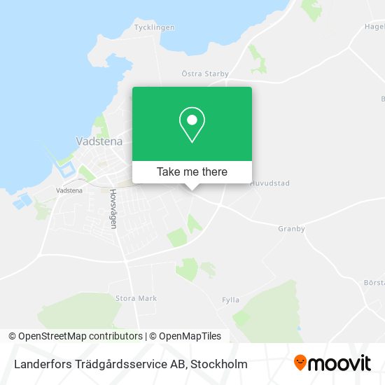 Landerfors Trädgårdsservice AB map