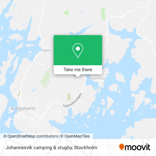 Johannesvik camping & stugby map