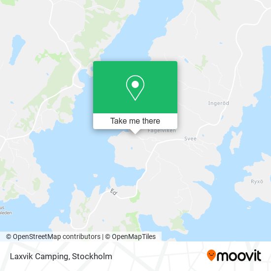 Laxvik Camping map